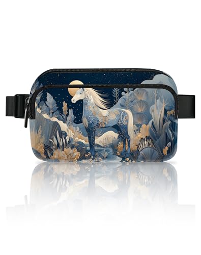 Image of Horse Fanny Pack for Women Belt Bag Fashion Everywhere Waist Pouch Lightweight Crossbody Bags with Adjustable Strap