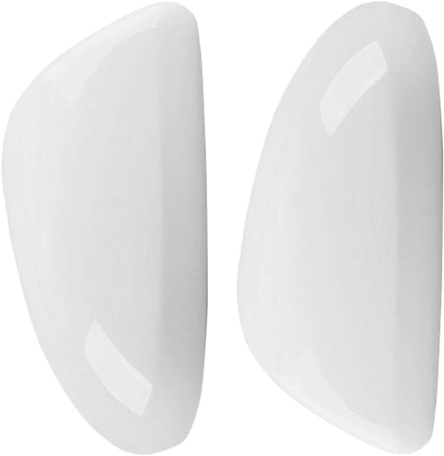 MACHSWON Pair Rear View Mirror Outside Housing Wing Mirror Cover Cap, Car Exterior Rear View Mirror Covers Cap, Passenger Side White Painted, 2009-2013 Compatible with Mazda 3, Right