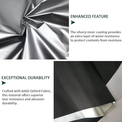 Image of Industrial Fan Cover, 600D Oxford Heavy Duty Outdoor Cover, Waterproof & Dustproof Fits Up to 30 inch High-Velocity Movement Drum Fan All-weather Protection