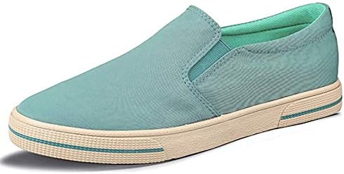 Amazon Gladsome メンズ スリッポン スニーカー キャンバス カジュアル スポーツシューズ ローヒール 履きやすい ローカット メンズ デッキシューズ ブラック Gladsome ローファー スリッポン