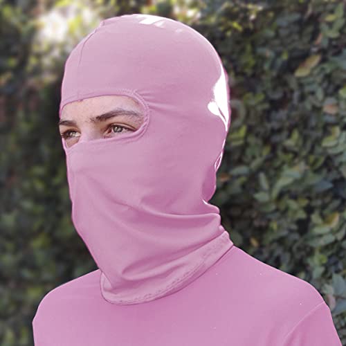 Touca Ninja Balaclava Proteção Uv50+ Térmica Resistente Rosa