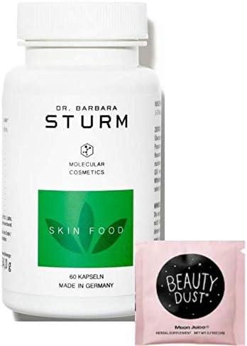 Dr. Barbara Sturm Skin Food 60 Vegan Capsules! Japanese Knotweed Root Extract is Rich in The Anti-Aging Compound Resveratrol and Antioxidants! Improves Smoother, Softer and Healthy Glow! (Skin Food)