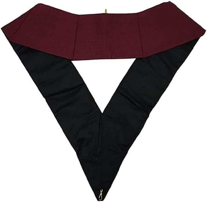 Masonic Blue Lodge 14th Degree Collars- Set of 9 collars Machine Embroidered