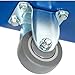 Global Industrial 6 Bushel Plastic Bulk Box Truck, Direct Mount Base, 500 lbs. Capacity, 3