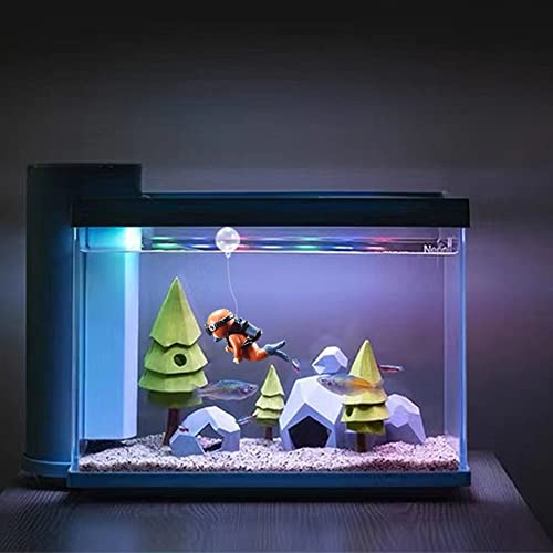 Décoration d'aquarium, figurine de plongée, ornements d'aquarium, paysage flottant, accessoires (B) Cover