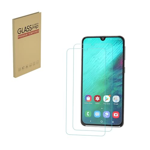 Progettato per Samsung A40 pellicola protettiva in vetro temperato durezza 9H chiarezza HD senza bolle antigraffio compatibile con la custodia