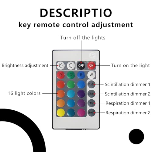 Kit lampes LED impression 3D Bambu Lab Anycubic télécommande RVB 5V