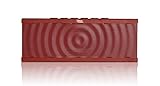 Liztek PSS-100 Portable Wireless Bluetooth Speaker with Built in Speakerphone, 8 Hour Rechargeable Battery (Red)
