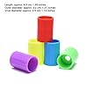 25 Pieces Tornadoes in A Bottle, Plastic Tornado Bottle Connector Cyclone Tube Vortex Connector for Scientific Experiment, 5 Colors #1