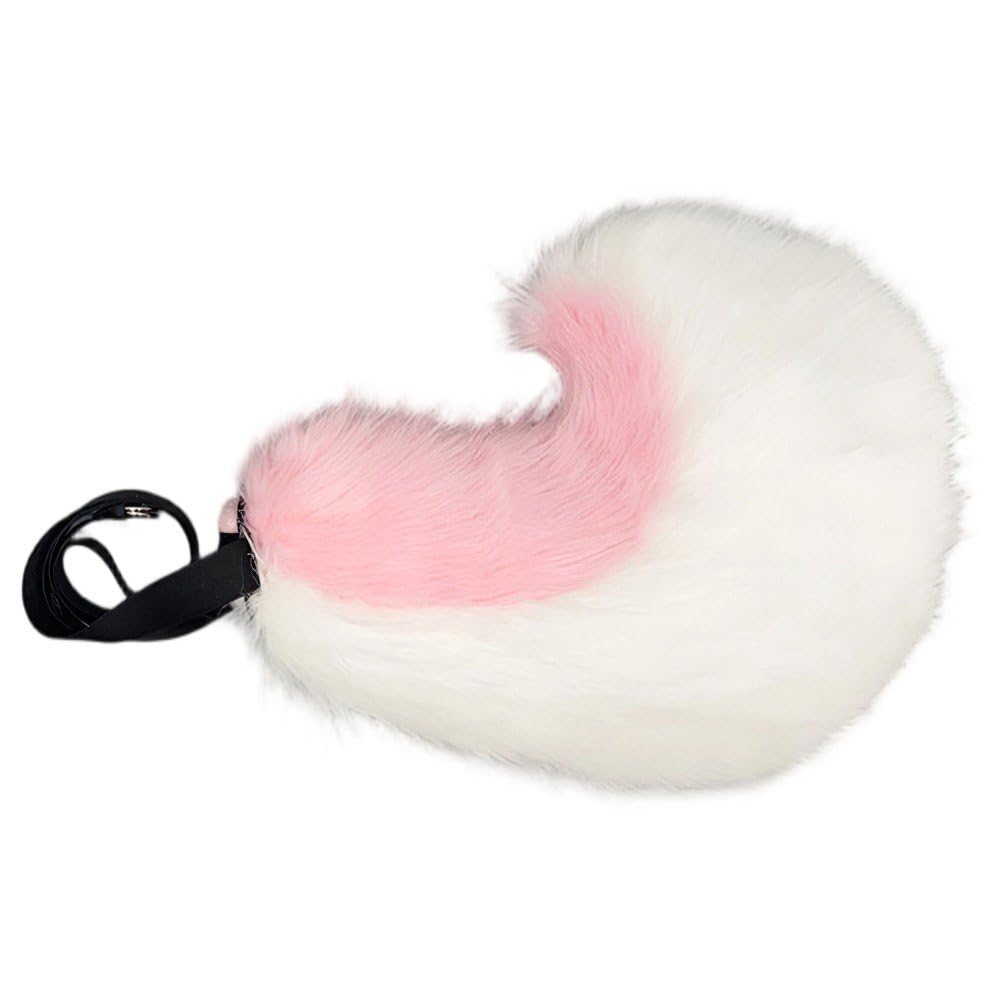 Lamdbao Animal Tail Costume,Animals Tails Props Furry Fursuit Tail Fluffy Plush Halloween Cosplay Accessories
