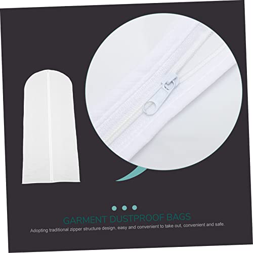 Cabilock 5pcs Breathable Zipper Garment Bag for Storage Dress Cover Hanging Clothes Storage Bag Garment Covers Clothes2