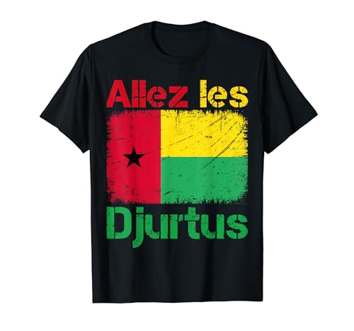 Drapeau Guinée-Bissau, Cadeau Supporteur Bissauan 2024 T-Shirt
