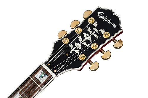 Epiphone Sheraton 150th Anniversary Cherry – Guitare Semi Acoustique - Les Beatles, Paul McCartney, John Lennon, RIngo Starr, George Harrison Epiphone Sheraton 150th Anniversary Cherry - Guitare Semi Acoustique – Image 5