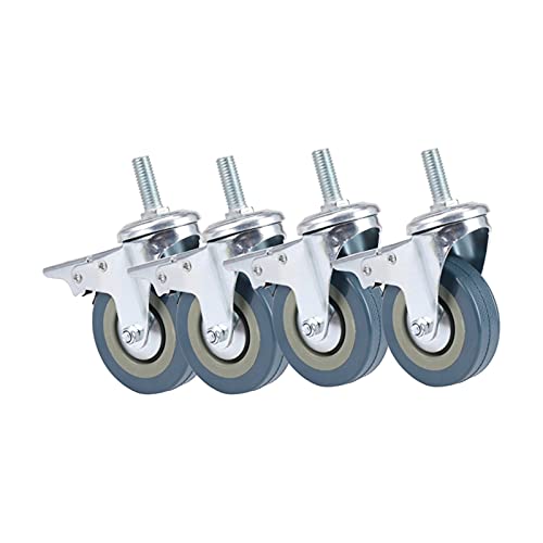 Roulettes pivotantes de 75 mm pour stopper le mal de dos lors du d&eacute;placement de meubles