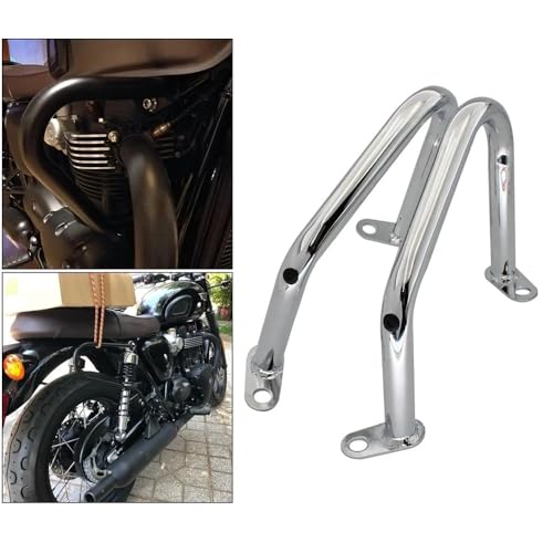 Engine guard frame protector pour moto Thruxton 2016-2019 noir résistant - 4