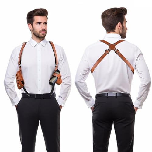 Leather Shoulder Holster for Men
