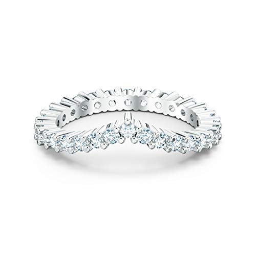 Preisvergleich Produktbild Swarovski Vittore V Ring, Weiß, rhodiniert