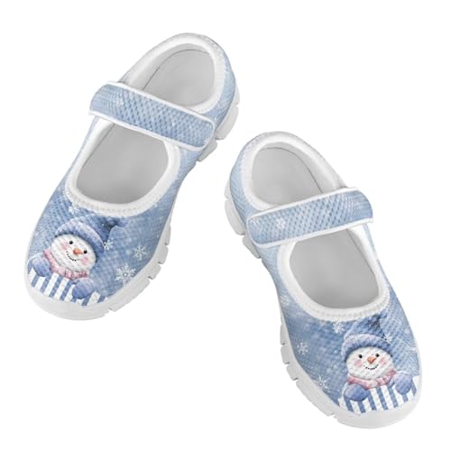Yzaoxia Little or Big Kids Christmas Shoes Girls Slip On Sneakers Hook and Loop Running Shoes Mesh Barefoot Shoes Athletic Walking Sport Shoes Tennis Shoes Footwear Outdoor Gym
