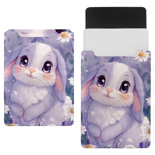 Funda para portátil de 13.8 x 10.2 pulgadas evita arañazos con diseño floral relajante