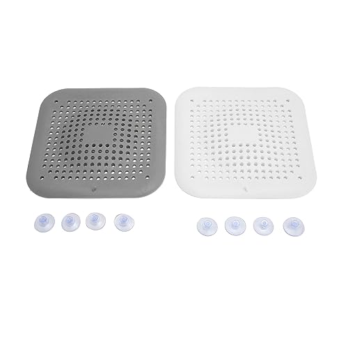 Tampa de Ralo de Chuveiro, Filtro de Pia de Silicone Plano 4 Conjuntos de Uso Em Várias Situações Fá