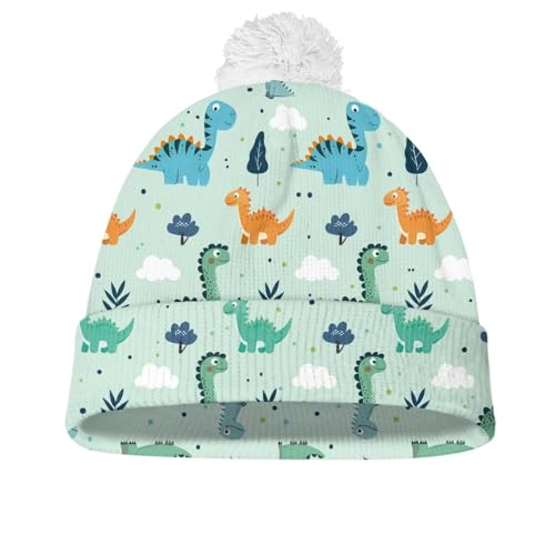 Winter Beanie Hat for Kids Children Toddler Warm Girls Boys Beanie with Pom Pom Knit Pom Cap Girls Accessories3