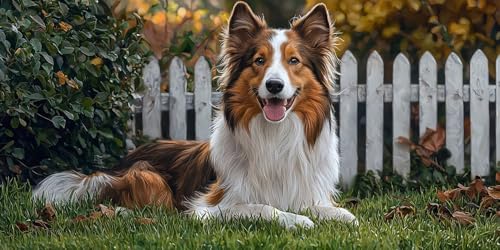 Art Diamant DIY Chiot Pastoral : Créez une Décoration Murale XL en Famille
