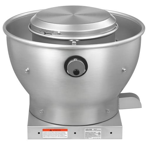 VEVOR Commercial Kitchen Exhaust Fan 612 CFM 0.25HP