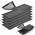 EMVANV 6pcs Floor Register Screen Vent Mesh, Floor Register Cover Trap, Floor Air Vent Cover Screen for Home Floor/Wall/Ceiling Catch Debris Hair Dust(6 pcs)