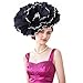 stebcece Elegant Oversized Petal Hat for Women Girls Special Occasion Fashionable Headwear Design Flower Wedding Hair Accessory