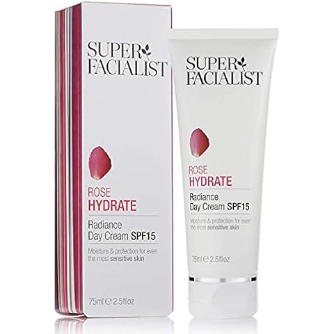 Super Facialist Rosehip Hydrate Radiance Day Cream SPF15, Formulated with UV filters to Protect and Hydrate, 75 ml Cover
