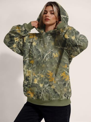 Image of Trendy Queen Women Oversized Hoodies Fall Outfits | Gentle Skin Feel, Aesthetic Drop Shoulder, Large Kangaroo Pocket, Seamless Daily Outfit Match