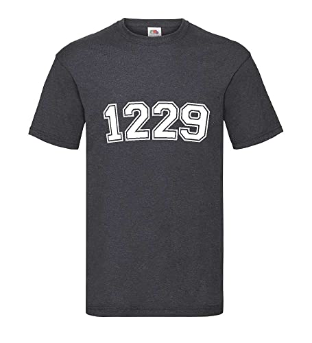 T-shirt homme gris foncé grande taille XXXL respirant modèle 1229