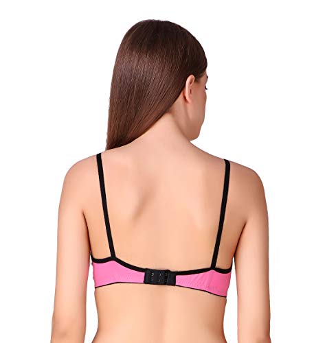 Image of KEOTI Cotton Lycra Printed Bras - Pack of 7 (Weekdays Printed i.e., Sunday, Monday,..)