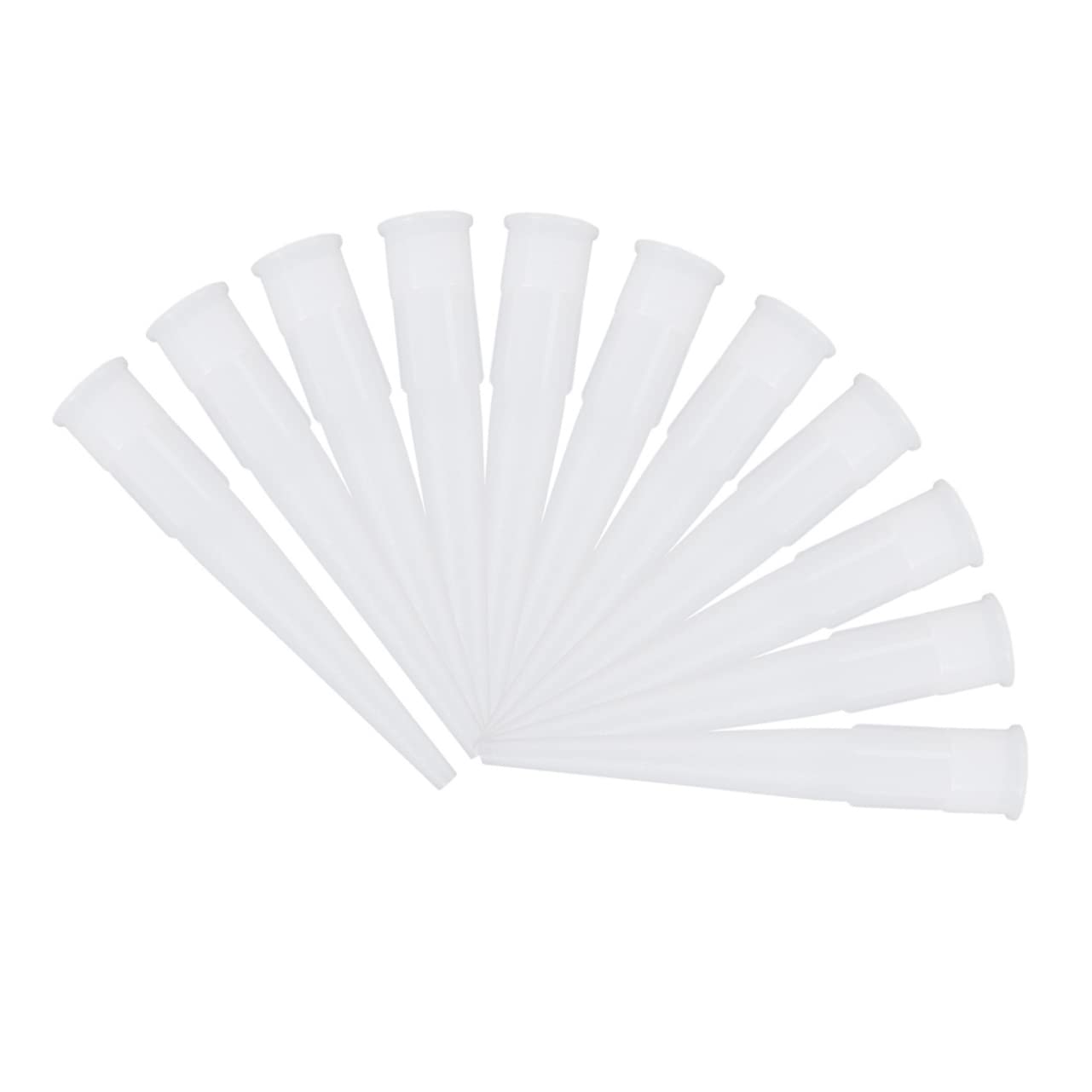 ARTIBETTER 30pcs Glass Glue Tips Silicone Tube Nozzles Caulk Glue Nozzles Set Simple Design Easy to Connect Craftsmanship for Home Repair Diy