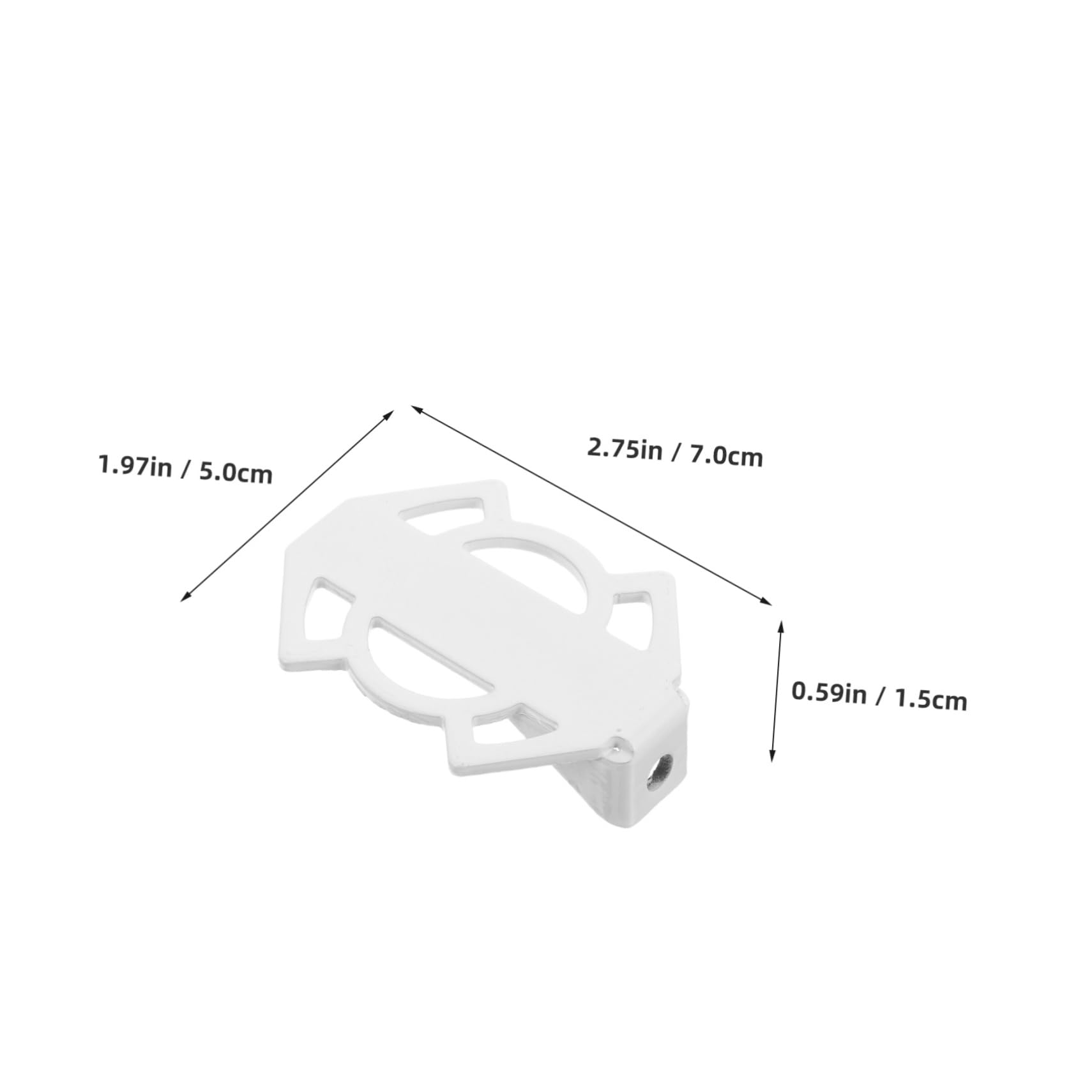 SUPVOX 1 Pair Mountain Bike Rear Foot Pegs Sturdy Metal Non Slip Bicycle Footrests for Screw Diameter Easy Installation for Enhanced Stability and Comfort Rides