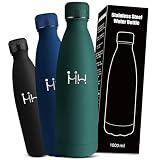 Botella Termica- 1 litro- Cantimplora Acero Inoxidable, Mantiene 24H Frio/12H...