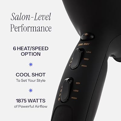 Hot Tools Pro Artist 2100 Ionic Turbo Hair Dry | سريع جاف وخفيف الوزن