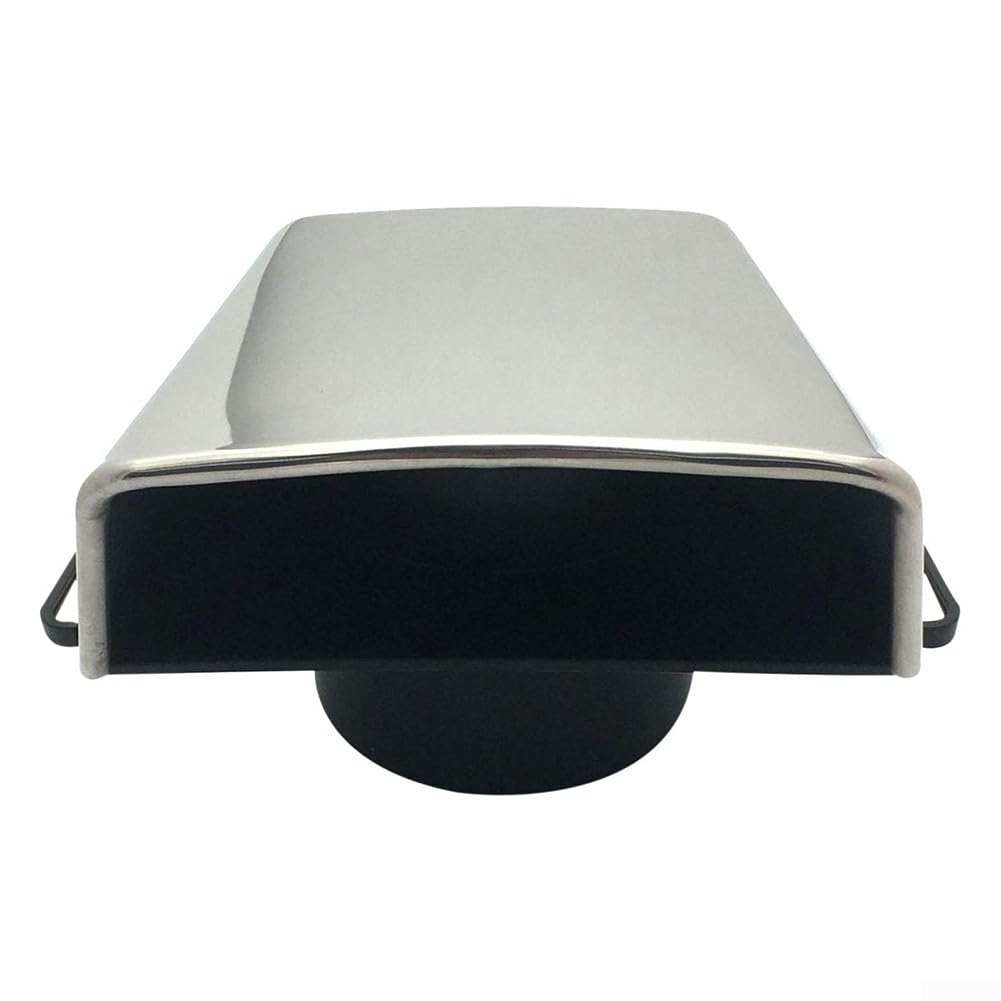 Aération de hotte d'échappement pour ventilation de bateau, grille d'aération de capot d'échappement en acier inoxydable avec base en nylon pour accessoires de quincaillerie marine