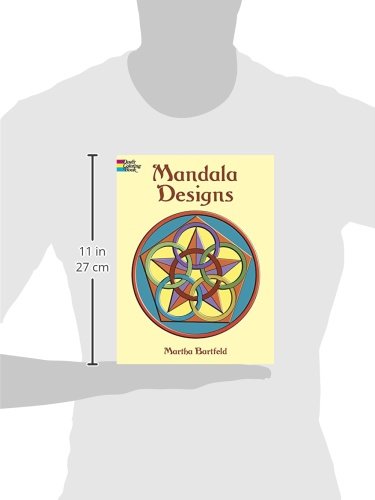 Dover Publications Book, Mandala Designs (Dover Mandala Coloring Books) #TOP6