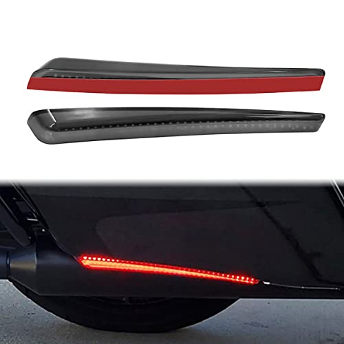 HDBUBALUS Extended Saddlebag Light LED Turn Signal Brake Lamp Fit for Harley Touring Road King Street Road Glide FLHR 2014-2022 (Color: Smoke Lens)