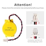 ViCep 5-Pack CR2016 CMOS Battery 3V Motherboard BIOS Batteries with 2 Wire Leads and SHR Connector for Computer Replacement - Image 3