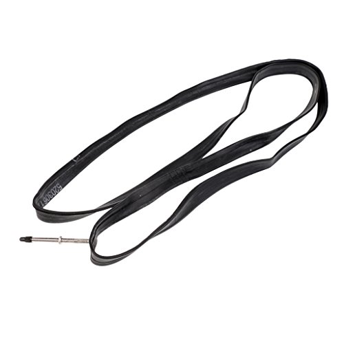 Tubo interno de borracha Tongina 2 peças 23/25 (700C) com válvula Presta para uma bicicleta híbrida,