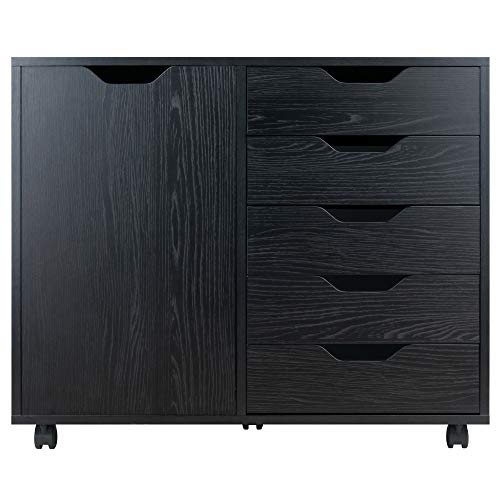 Image of Winsome cabinets Wood Halifax Storage /Organization, Black