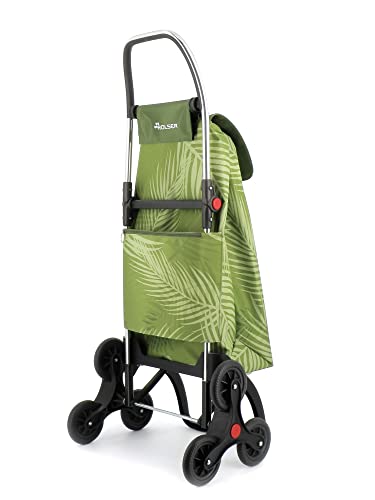 Klappbarer Einkaufstrolley Rolser I-Max Costa Rica 6 Räder Treppensteiger - Kaki – Bild 4
