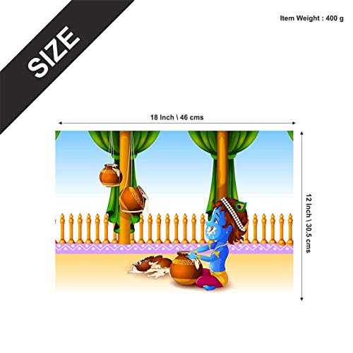 Image of PAPER PLANE DESIGN Baby Krishna Poster for Pregnant Women (Paper, 12 x 18 Inch) (Design-I)