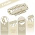 Dreamlover Hair Extension Clips, Wig Clips to Secure Wig, 9 Teeth, 30 Pieces