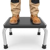 Loyoda Step Stool with Anti-Slip Platform & Feet, Widely Use Foot Stool for Bedroom Kitchen Bathroom, Heavy Duty Step Stool Holds up to 350 lbs