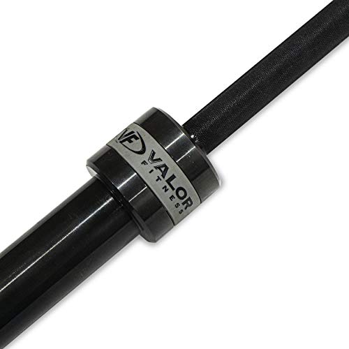Valor Fitness Olympic Deadlift Bar – Max Weight 1200 lbs - 45lb Barbell - 90.5 in - 27 MM- Enhanced Flex Bar for Maximum Performance- Heavy Duty Deadlift Powerlifting Home Gym Equipment Meets IPF Standards
