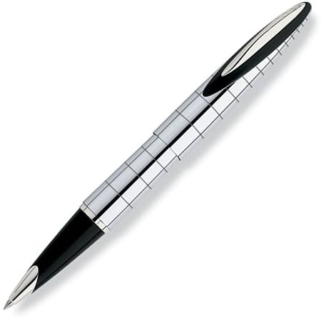 Cross Verve Radial Chrome Selectip Rolling Ball Pen with Charcoal Tone Accents