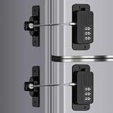 KIZZHISI Cerradura de refrigerador (paquete de 2), cerradura de combinación resistente para nevera, armarios, cajones, ventana y cerradura de seguridad para niños, fuerte adhesivo que no deja marcas,